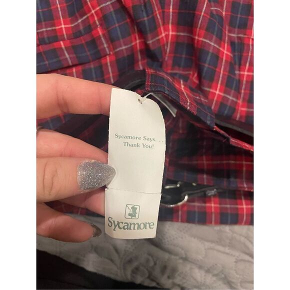 JJ Fargo 11/12 Plaid High Waisted Women’s Shorts with Belt New Vintage - Picture 5 of 8